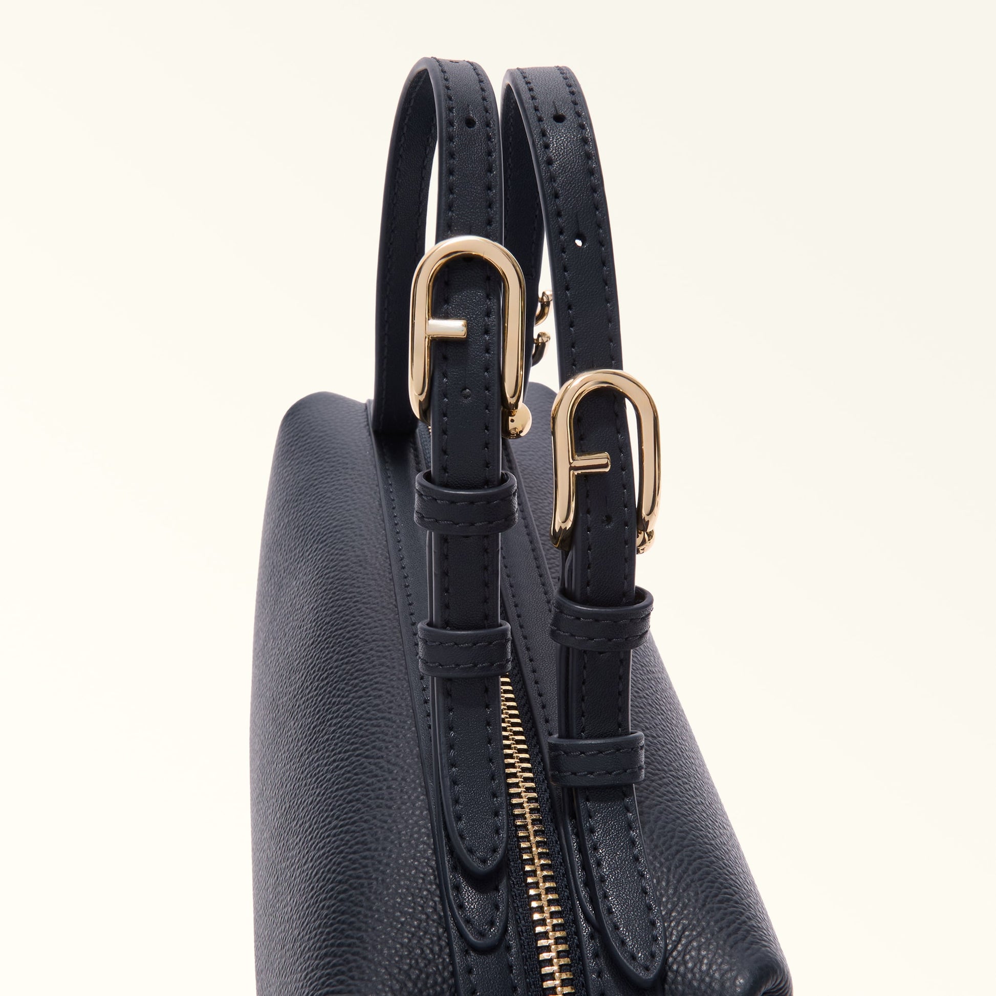 Furla Double Xl Boston  Bag In Leather