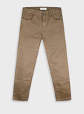Cotton Boy Trousers - Chocolate