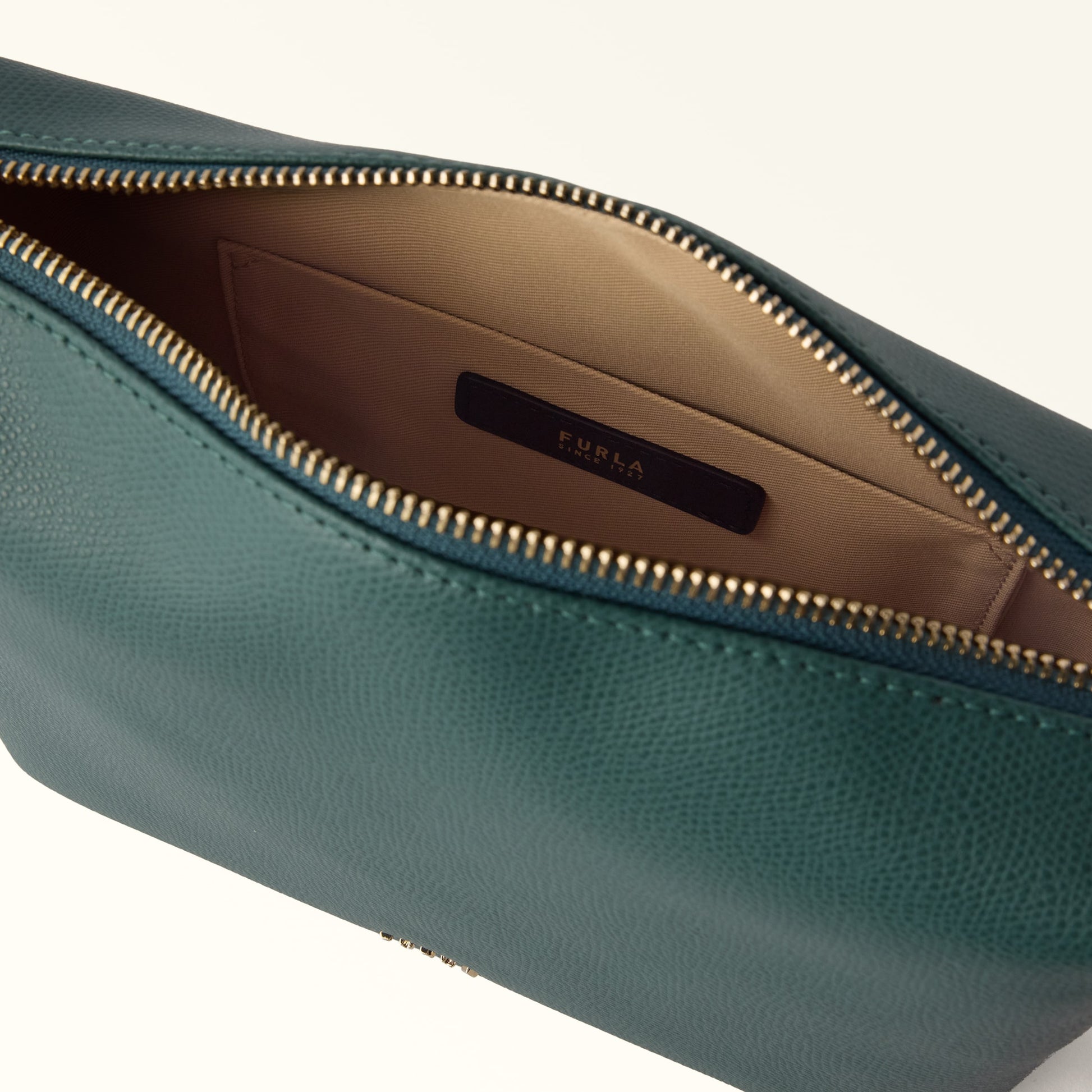 Furla Tonie Mini Hobo in Green - Bags 