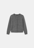 Ginette cardigan in grey wool by Tara Jarmon