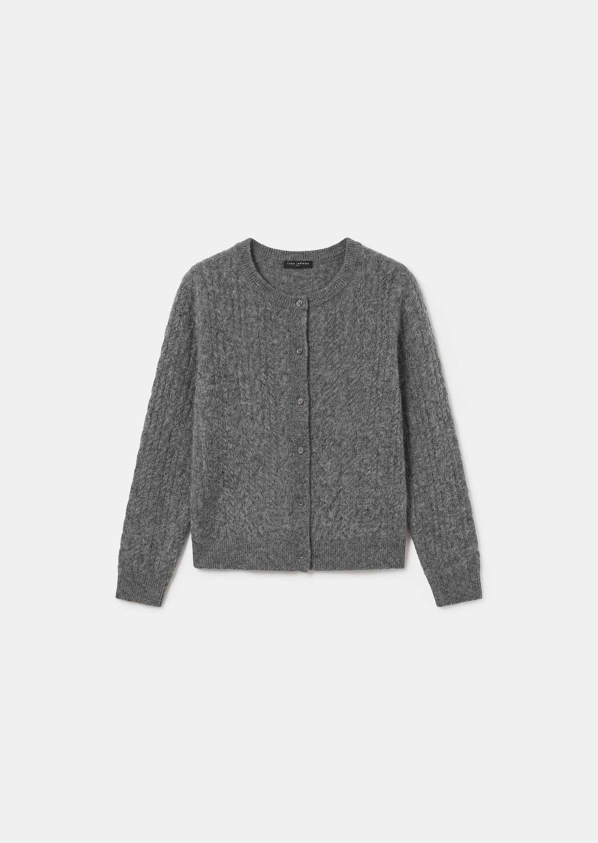 Ginette cardigan in grey wool by Tara Jarmon