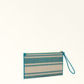 Furla Iride M Envelope in Blue - Bags 