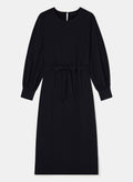 Rossini midnight blue crepe dress by Tara Jarmon Lebanon