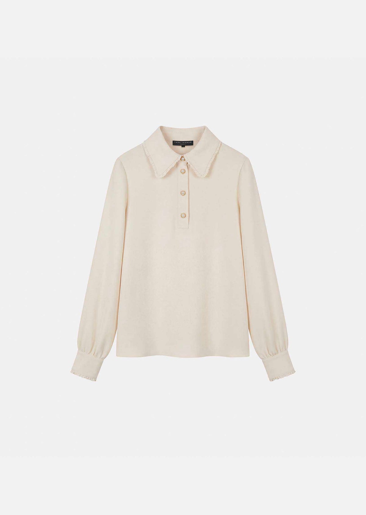 Tessy top in off white by Tara Jarmon