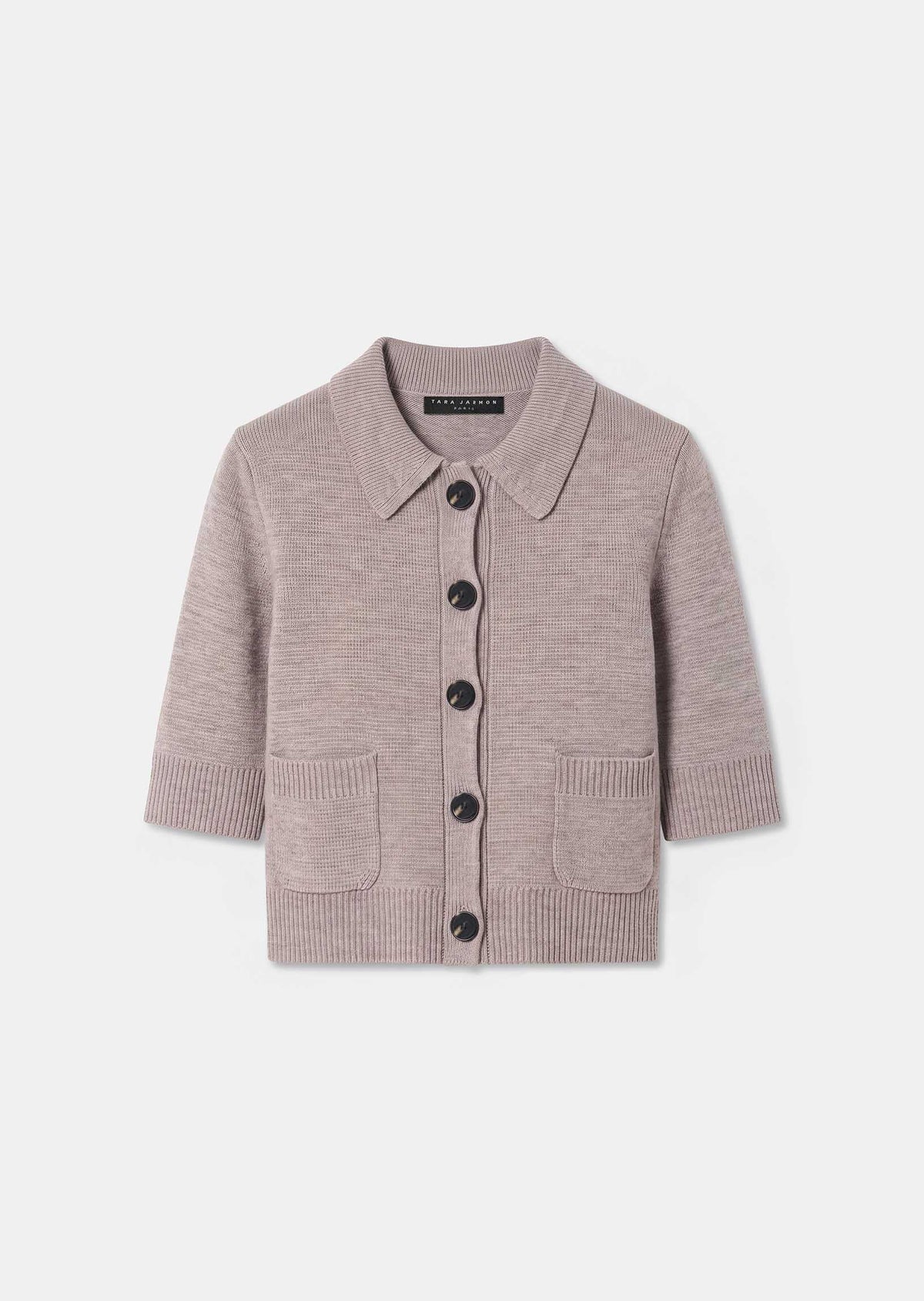 Genny cardigan in hazel wool by Tara Jarmon