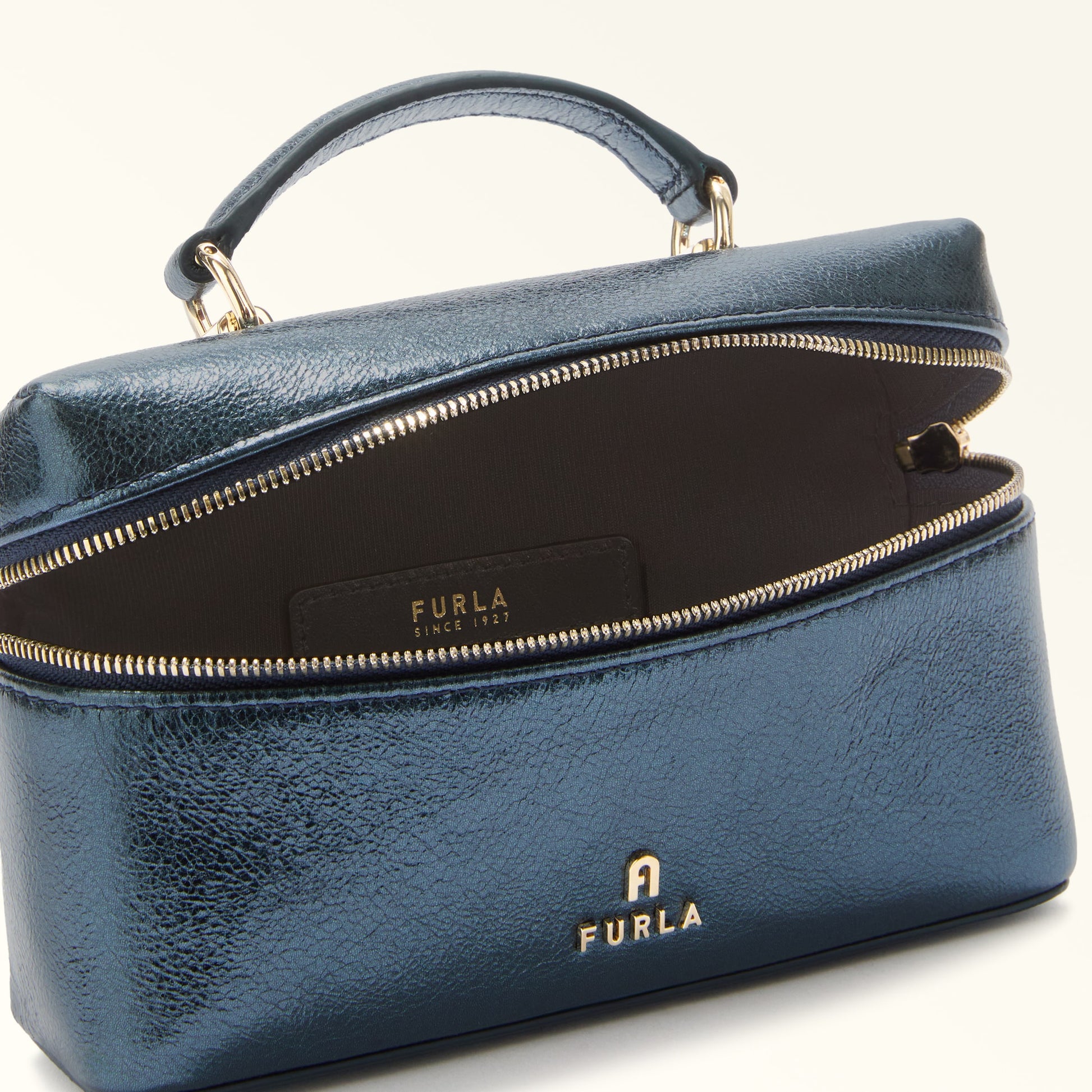 Furla Camelia Micro Crossbody Bag In Leather