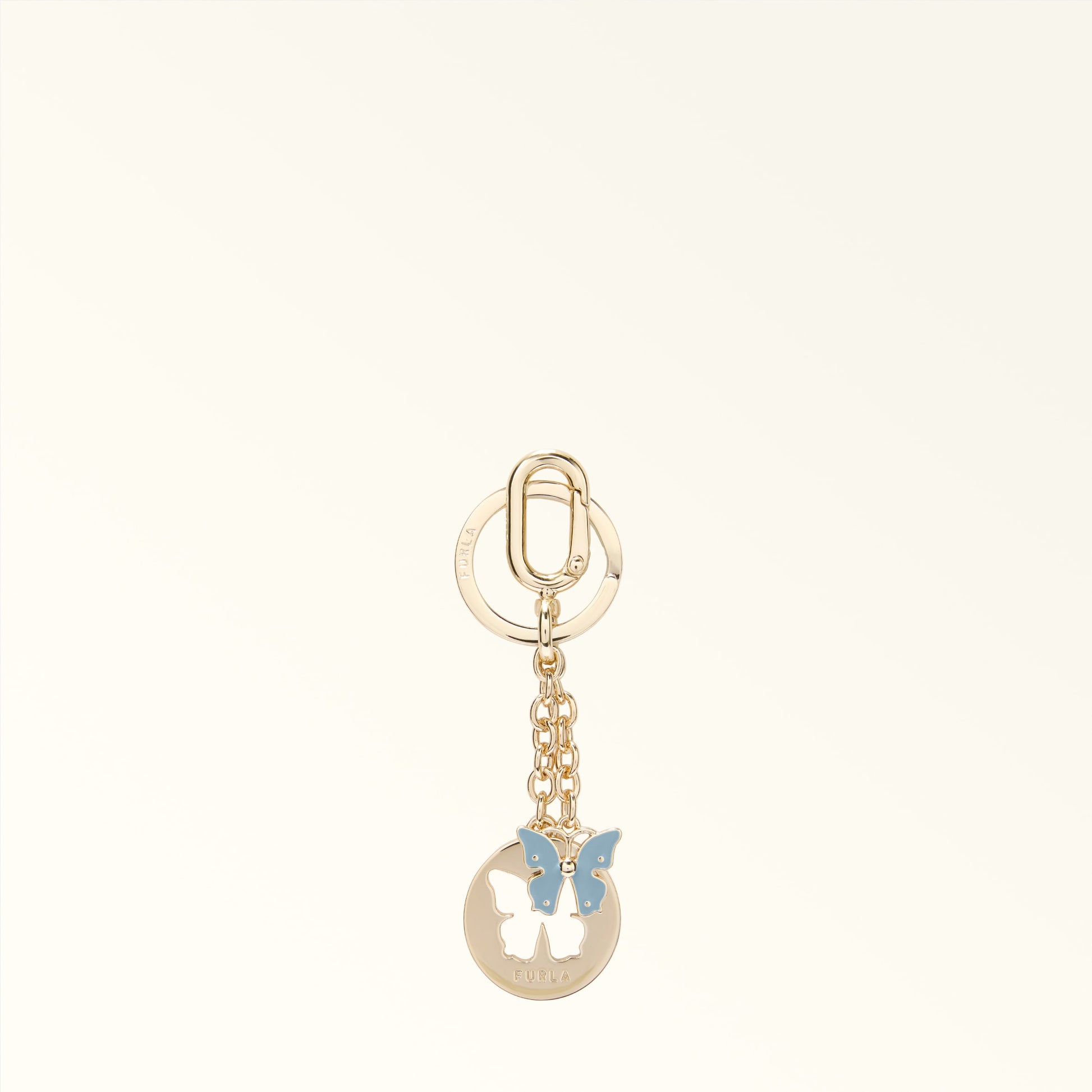 Furla Crystal Keyring Butterfly in Blue - Charms 