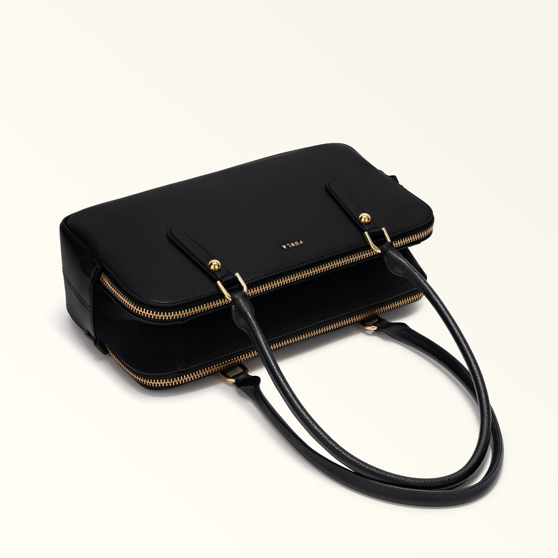 Furla Giulia M Boston  Bag In Leather