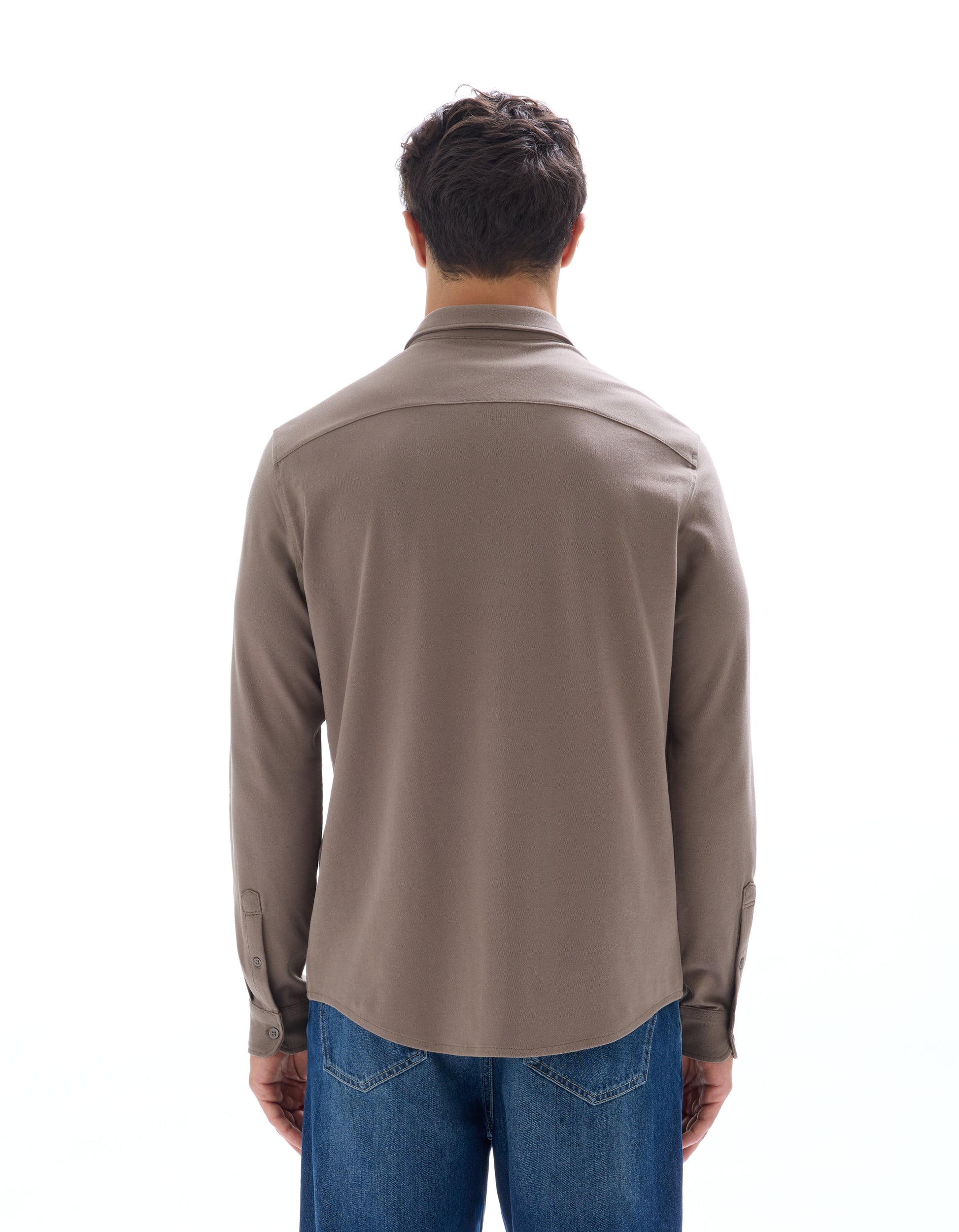 Marron Clair Long Sleeves Shirt - Celio Lebanon
