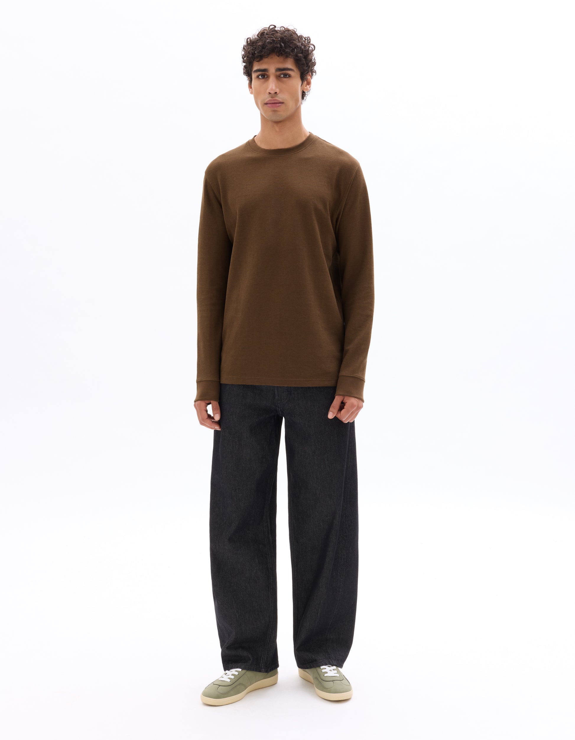 Cafe Au Lait Long Sleeves Tshirt - Celio Lebanon