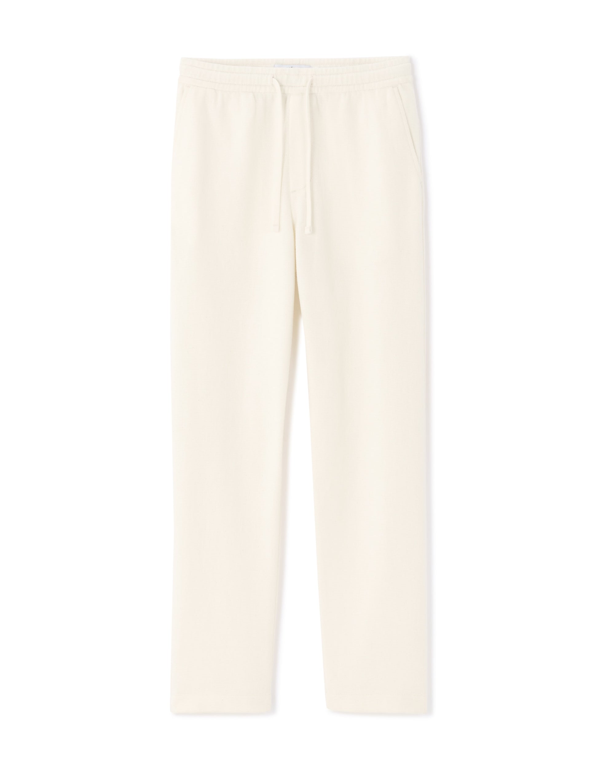 Celio Relaxed Textured Knit Pants - Beige