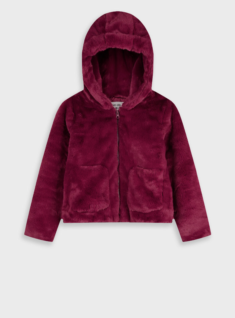Girl Outdoor Clothing - Burgundy