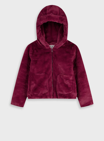 Girl Outdoor Clothing - Burgundy