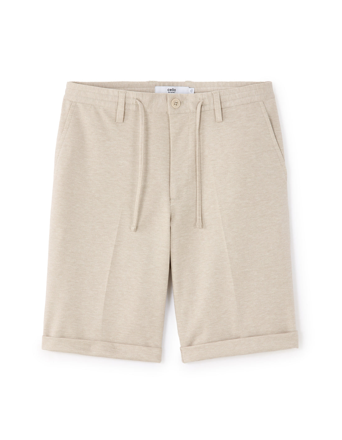 Celio 24h Mesh Bermuda Shorts - Beige