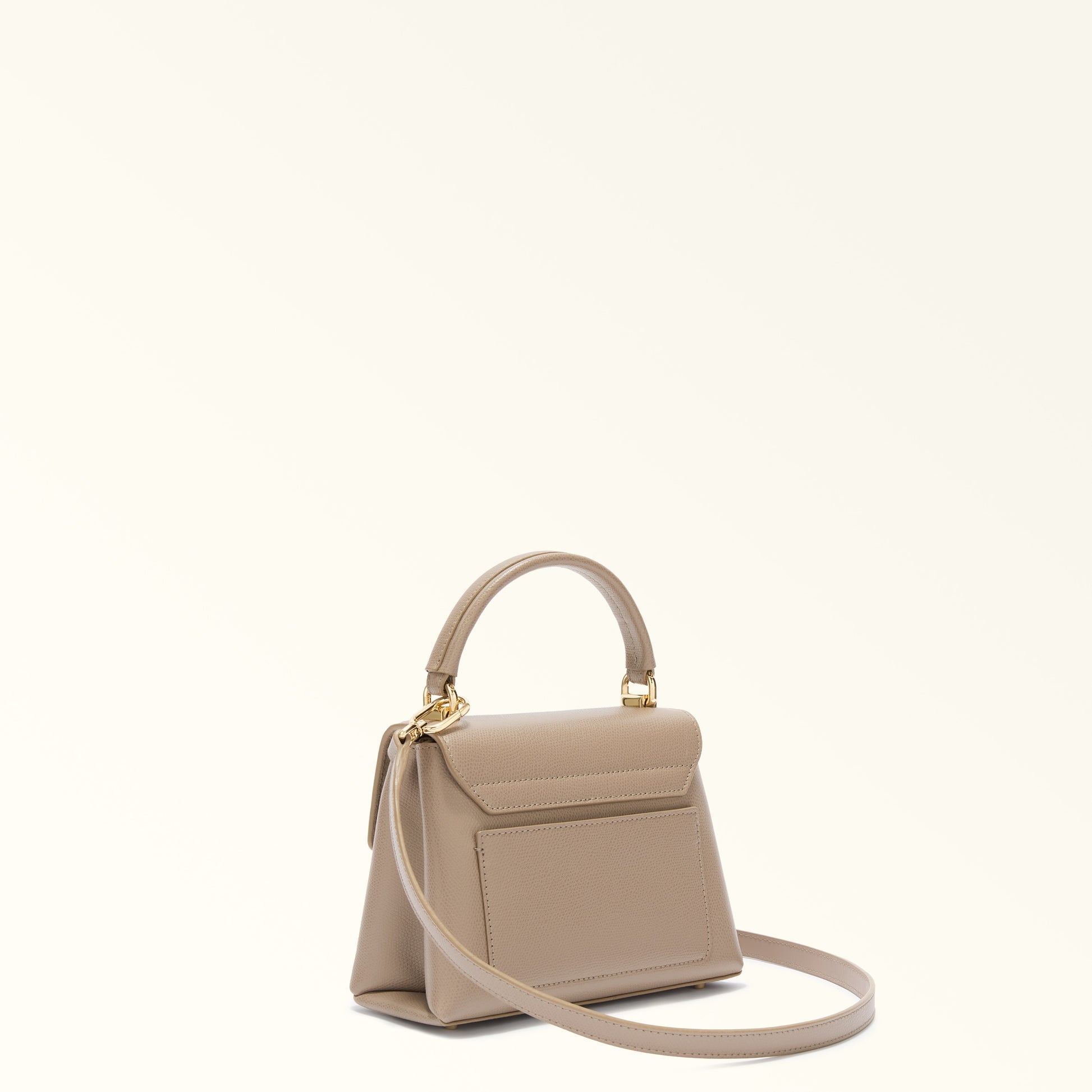Top Handle Aco-Furla 1927 Stucco Gray
