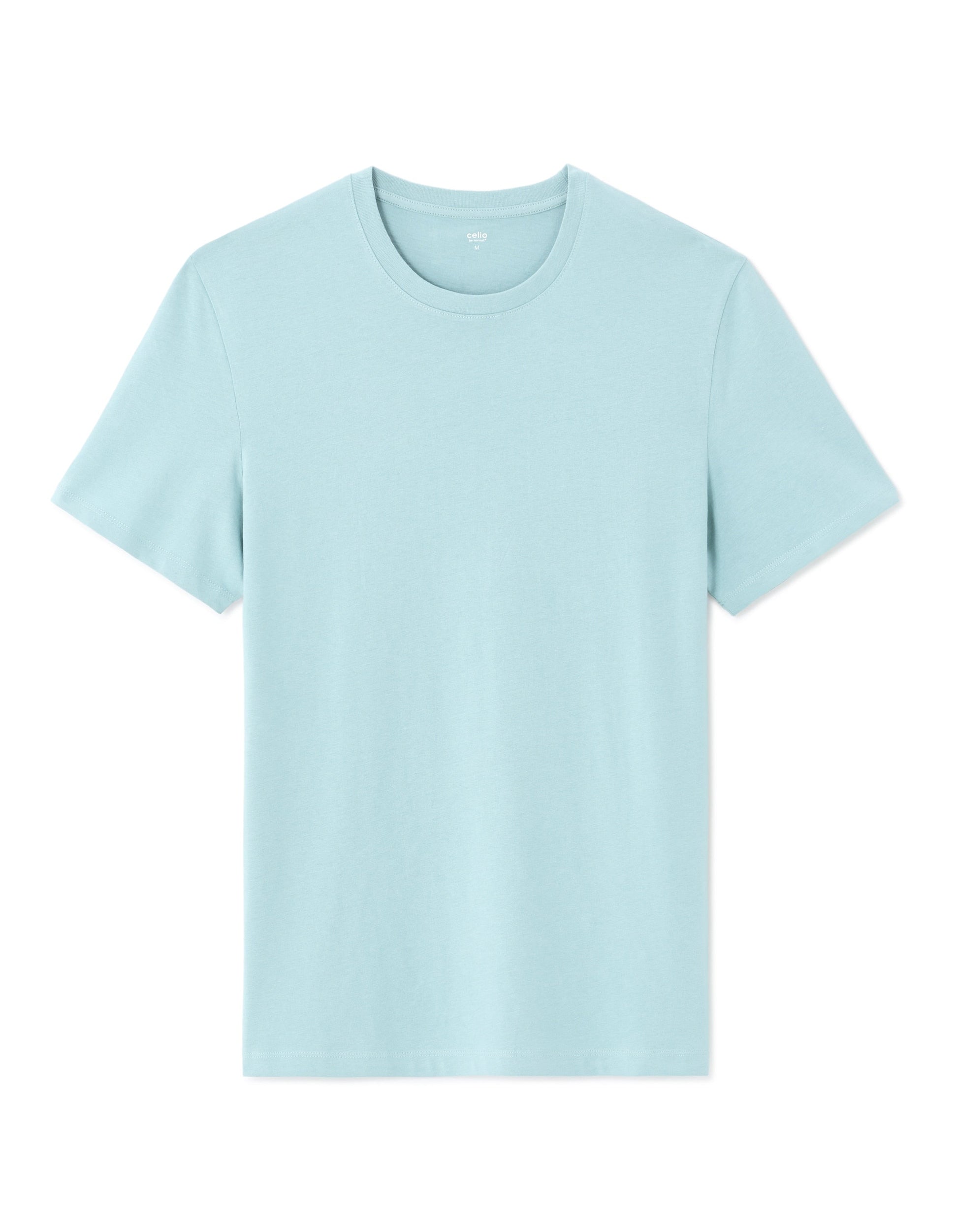 Regular Fit Crew Neck 100% Cotton T-Shirt Celio