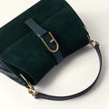 Furla Flow Mini Top Handle in Green - Bags 