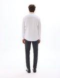 Light Grey Long Sleeves Shirt - Celio Lebanon