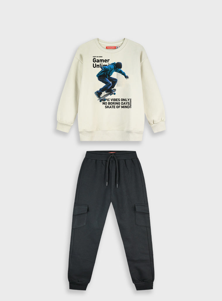Boy Tracksuit - Black