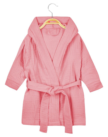 Pink Children Bathrobe for Unisex