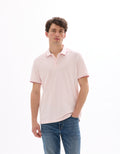 Light Pink Short Sleeves Polo - Celio Lebanon
