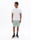 Celio Light Blue 100% Cotton Fleece Shorts - Blue