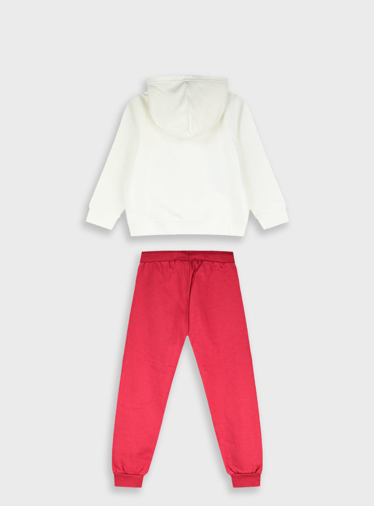 Cotton Girl Tracksuit - Violet