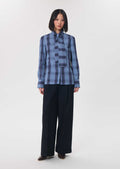 Christiane shirt in navy cotton by Tara Jarmon