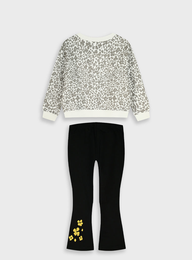 Cotton Girl Set - Black