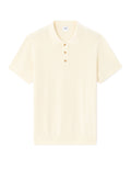 Celio Regular fit textured knit polo - White