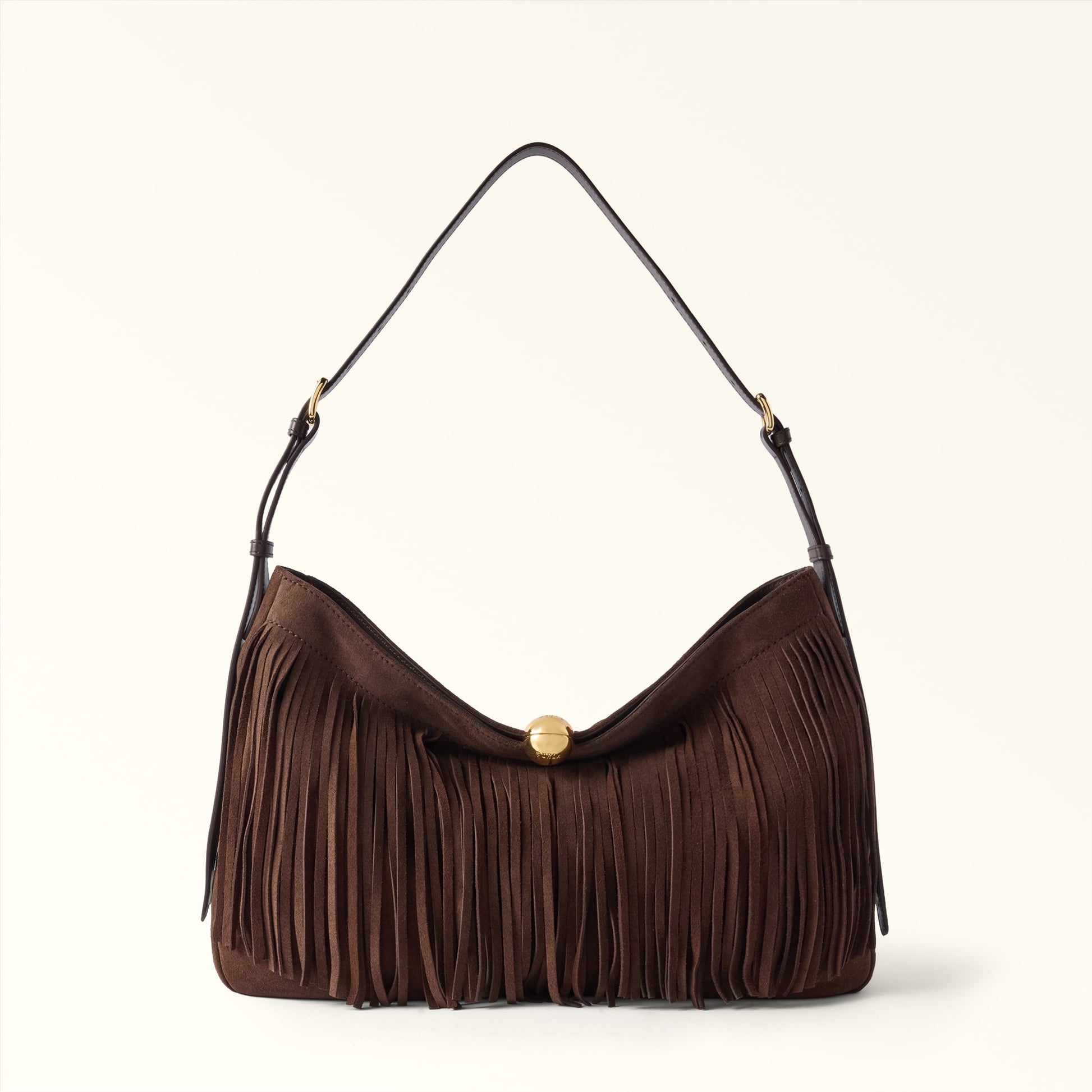 Furla Sfera Soft L Shoulder Bag in Brown - Bags 
