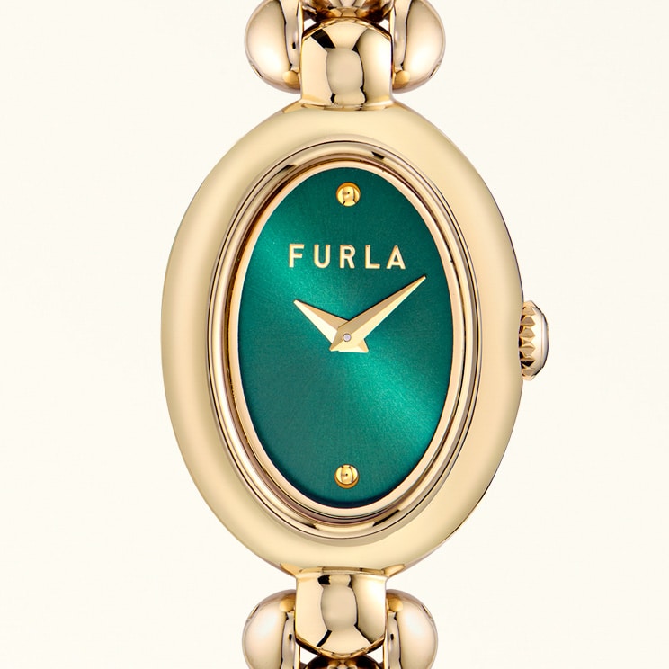 Furla Delizia Oval Case Watch 26X20Mm in Gold - Watches 