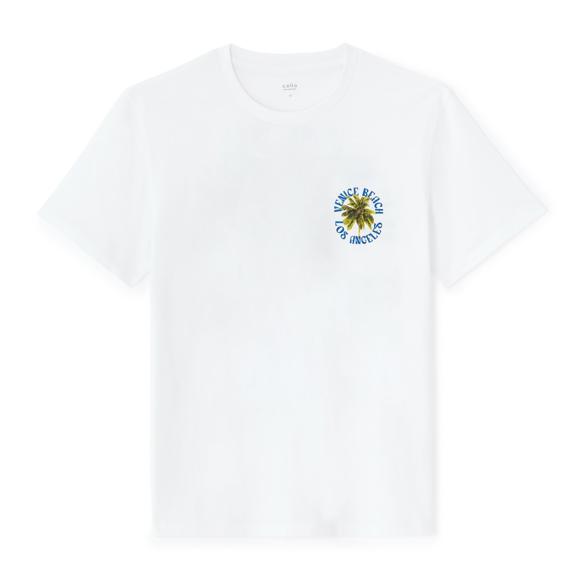 MEXPALMI OPTICAL WHITE SS TSHIRT - Celio lebanon