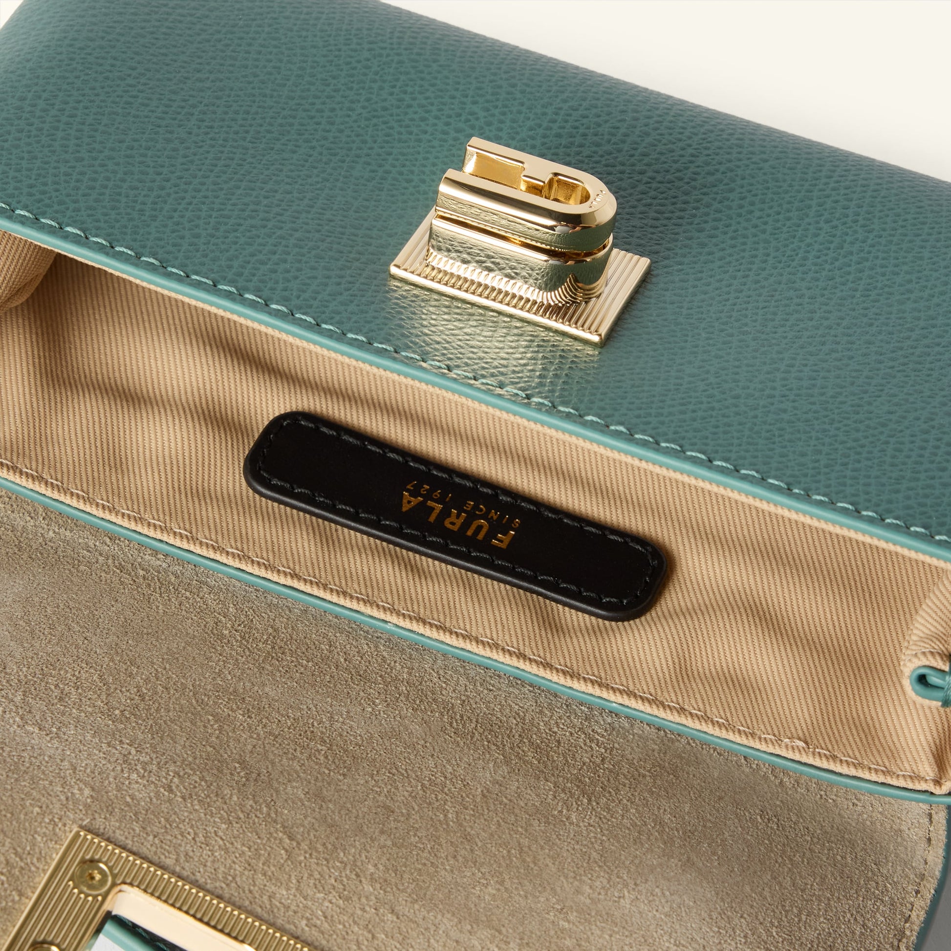 Furla 1927 Mini Crossbody Top Handle in Green - Bags 