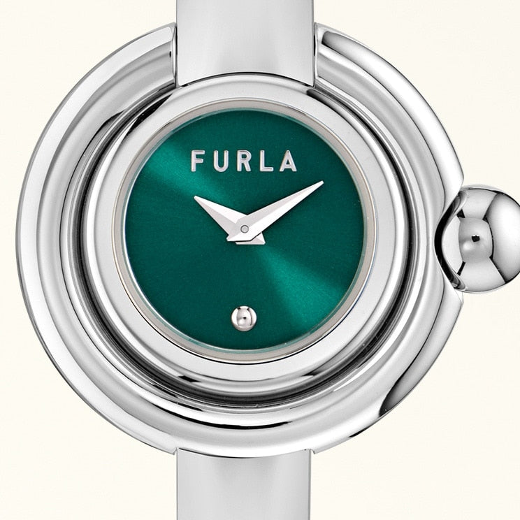 Furla Piercing  Round Case Watch in Silver - Watches 