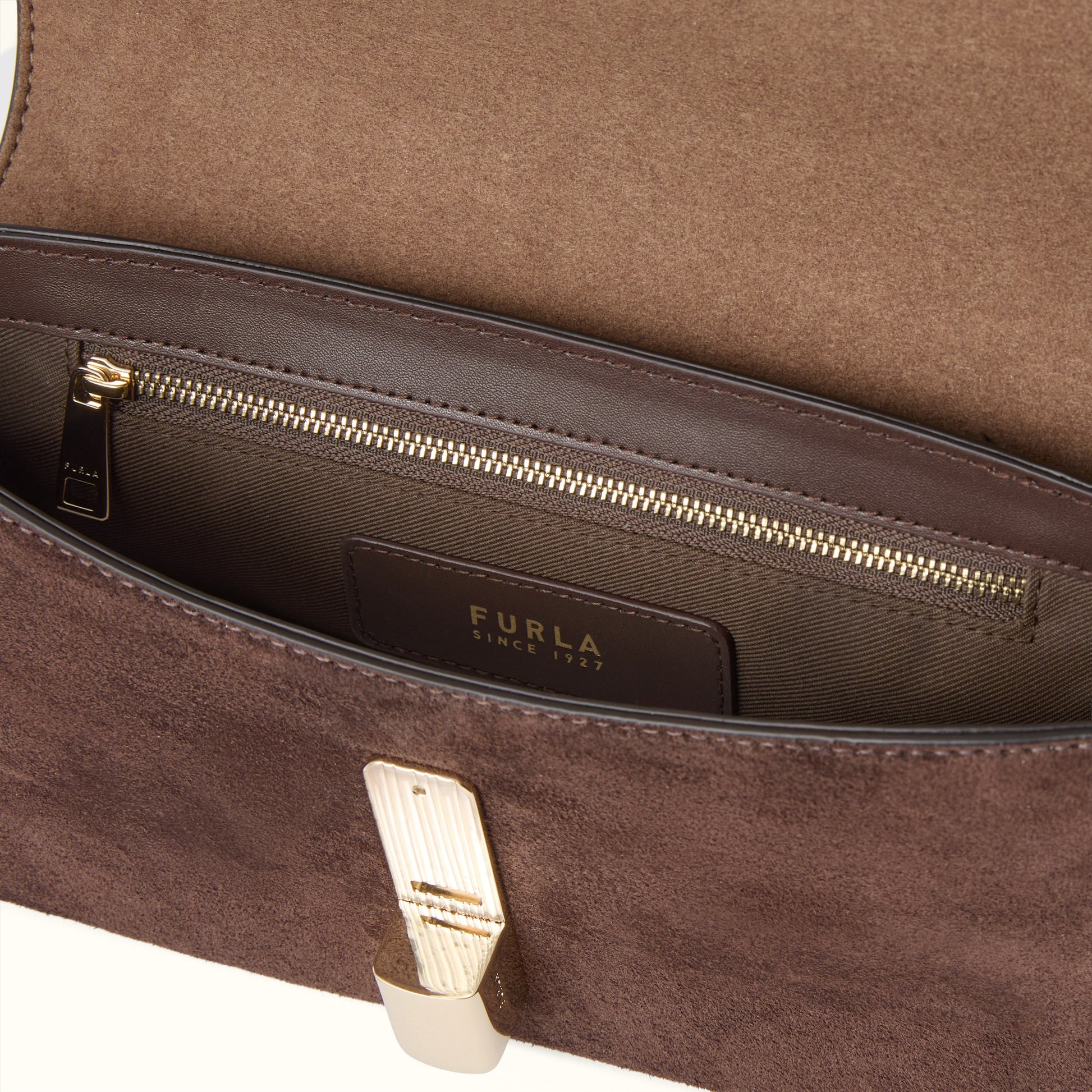 Furla Iride S Crossbody in Brown - Bags 