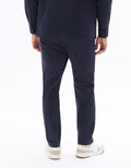 Celio All-Day Slim Fit Cropped 7/8 Solid Navy Pants - Navy