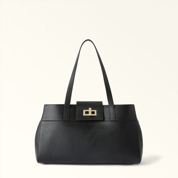 Furla Amelia L Tote E/W in Black - Bags 