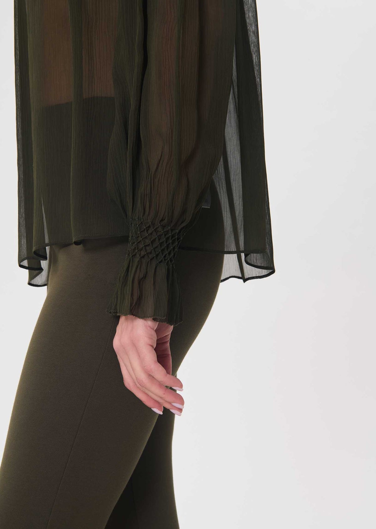 Truddie dress in khaki by Tara Jarmon