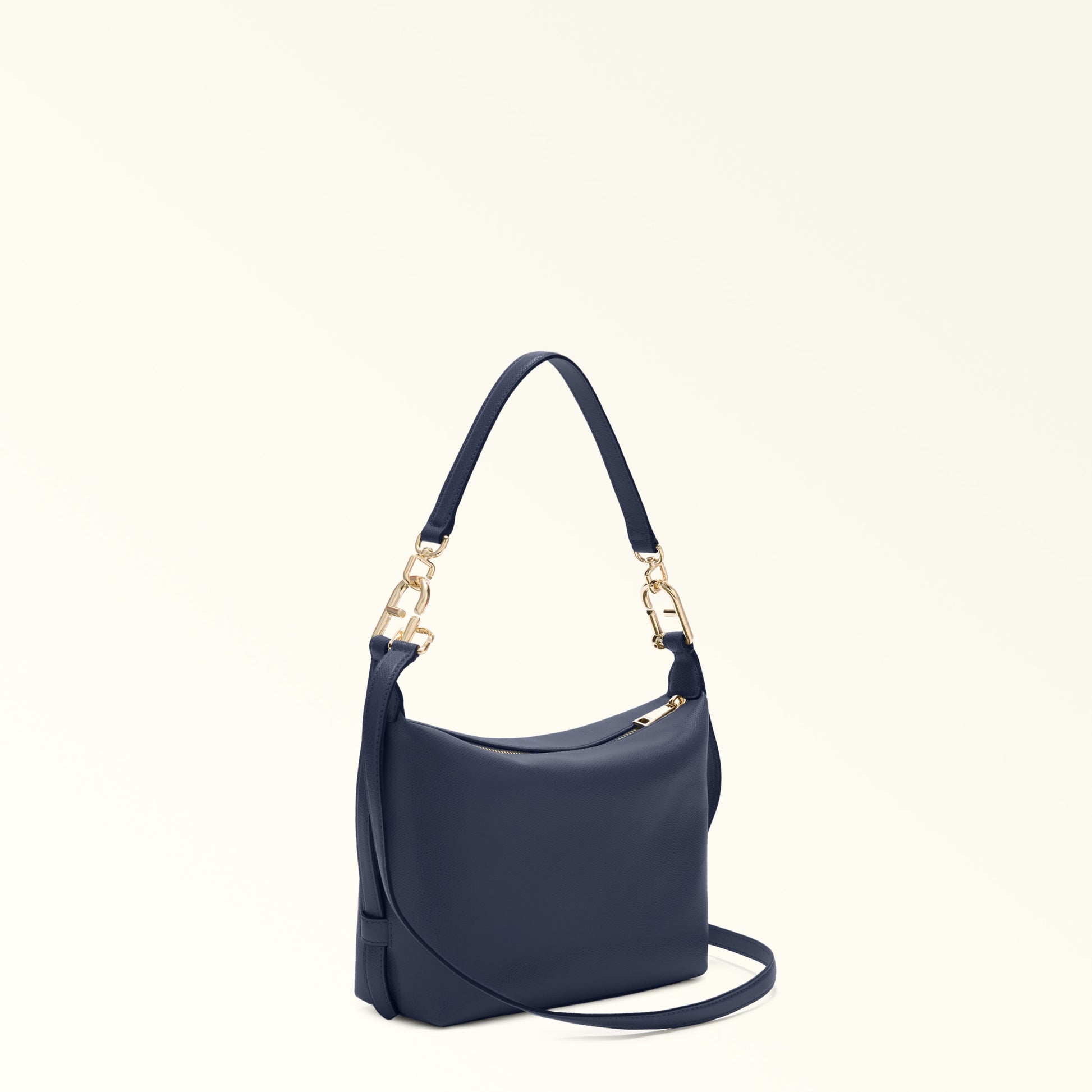 Furla Tonie Mini Hobo Bag In Leather