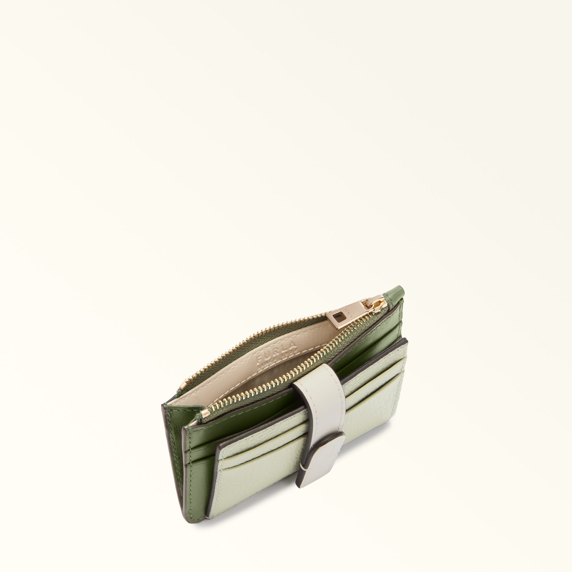 Card Case Fgr-Furla Grazia Light Salvia+Oliva+Panna