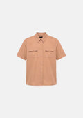 shirt in white poplin