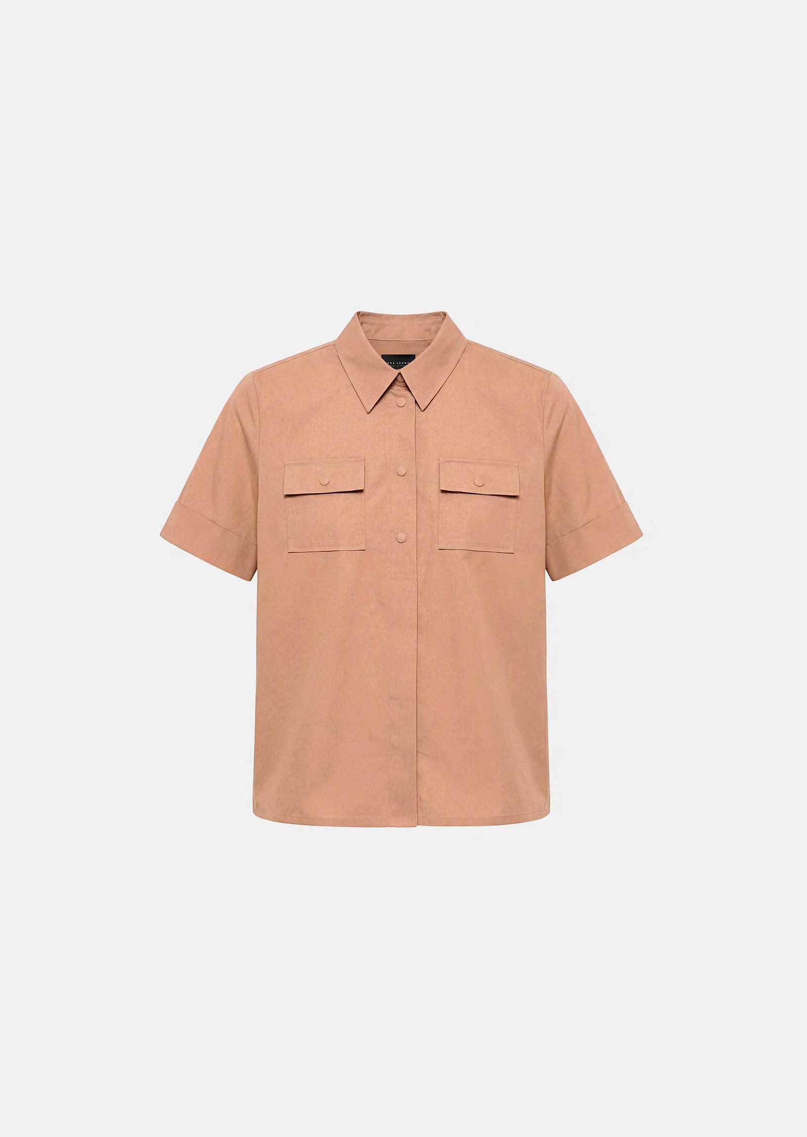 shirt in white poplin