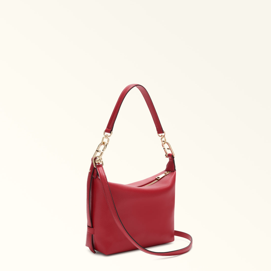 Furla Tonie Mini Hobo Bag In Leather