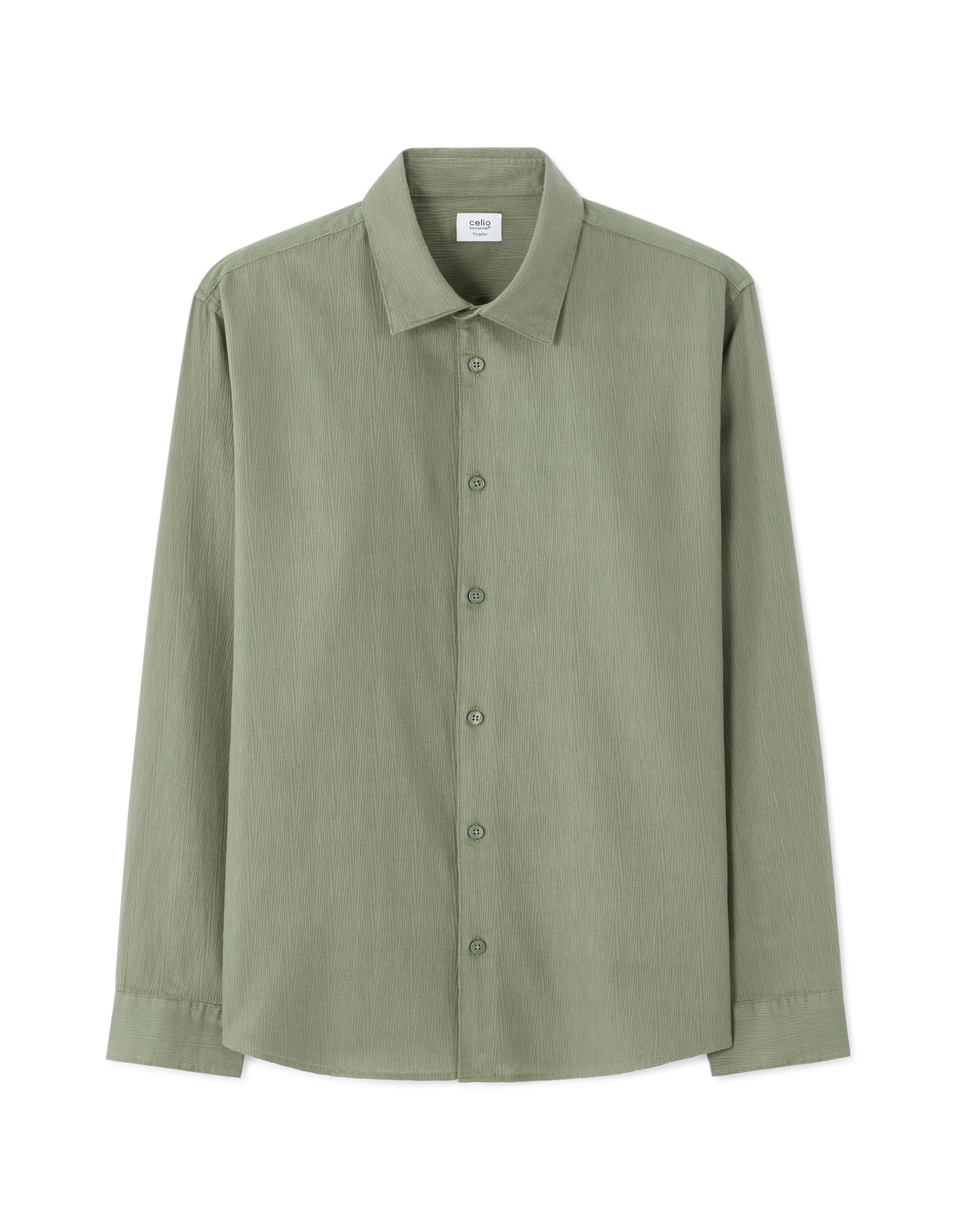 Green Long Sleeves Shirt for Men