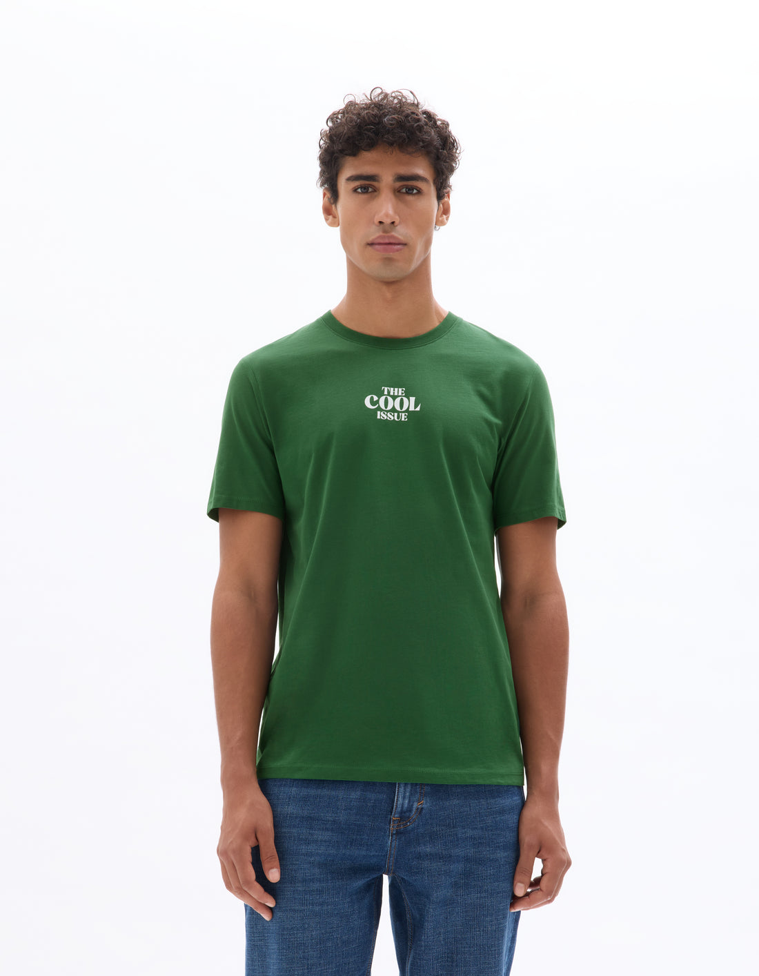 Green Short Sleeves Tshirt - Celio Lebanon