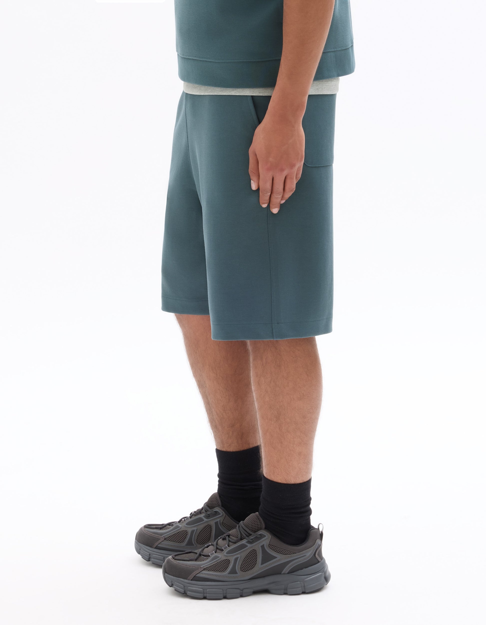 Celio Loose-fitting interlock shorts - Blue