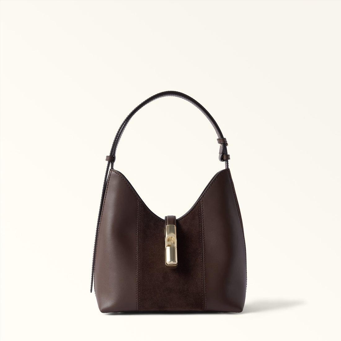 Furla Goccia S Hobo in Brown - Bags 