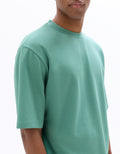 Celio Oversized Crew Neck T-shirt - Blue