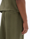 Relaxed Fit Pants<br>100% Cotton Jacquard Celio